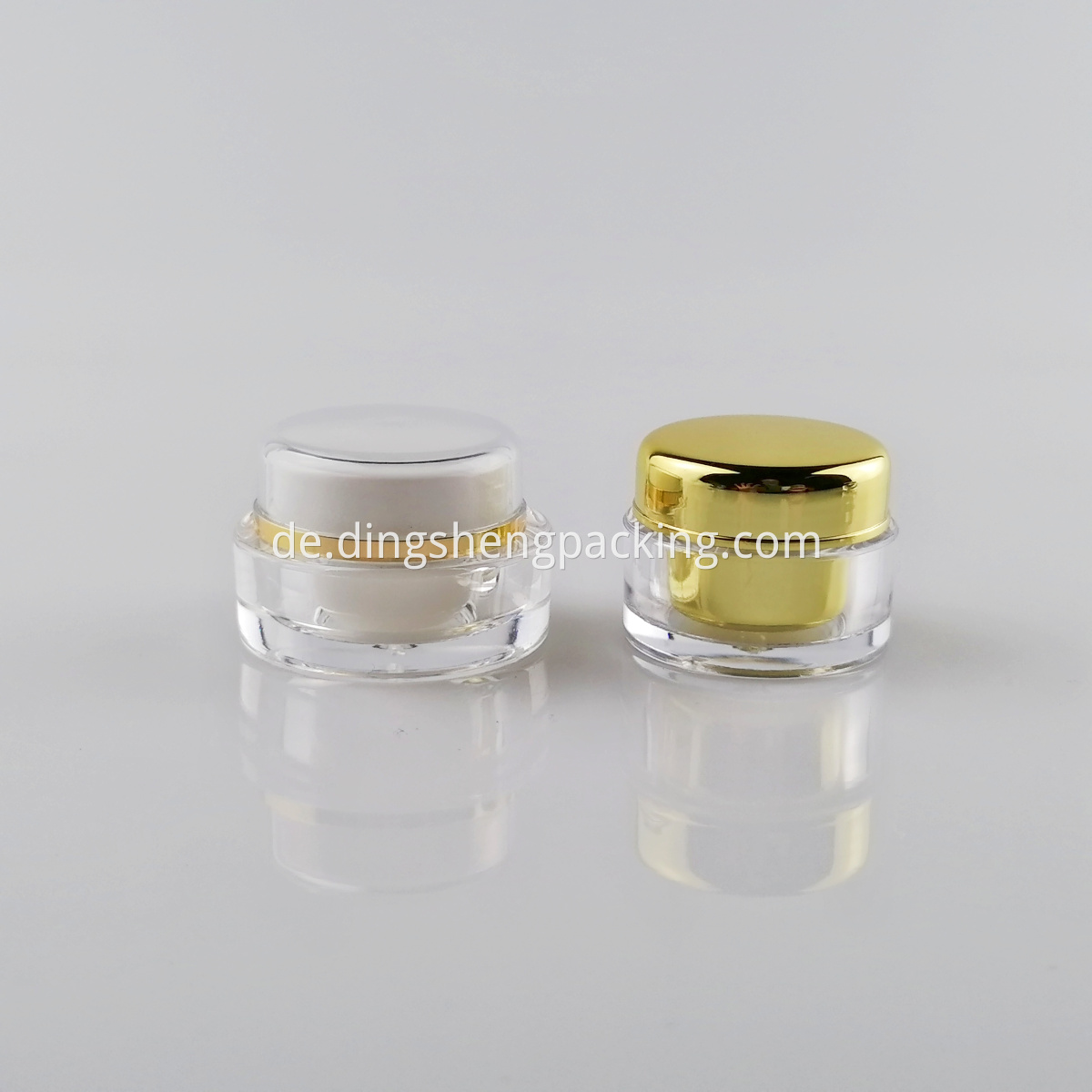 Round Small 5g Acrylic Plastic Cosmetic Cream Jar